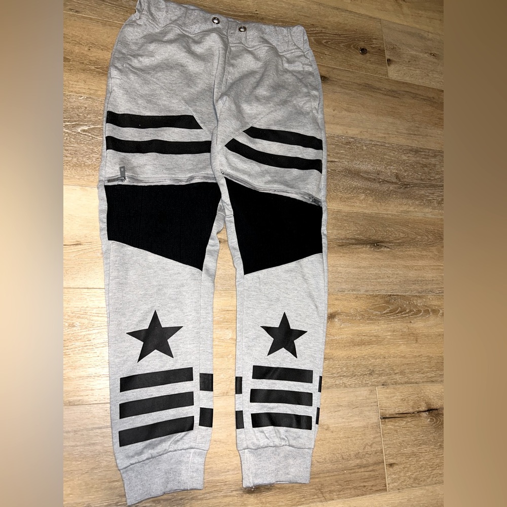 Gray sweats